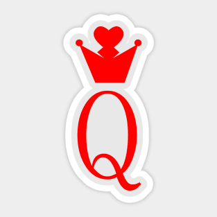 Heart's Queen Sticker